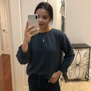 Topshop Grey Sweatshirt